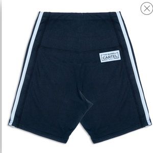 NWT Barbell Cartel LEGACY 5 BIKER SHORT - BLACK Sz M